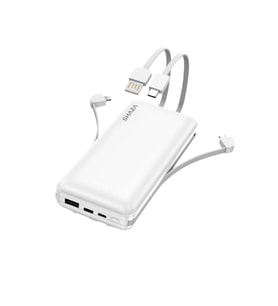 Shaza 20.000 Mah 4IN1 Powerbank-SG1202/WT Gümüş