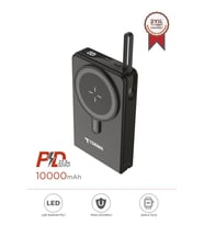 Torima TRM-1019 Siyah 10000 mAh  MagSafe (Kablosuz) Type-C 22,5 W Hızlı Şarj Powerbank
