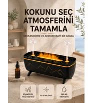 Uzaktan Kumandalı Hava Nemlendirici Aromaterapi Difüzörü 2 4 8 Saat Zamanlayıcılı Siyah