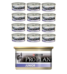 Pro Plan Junior Tavuklu Yavru Kedi Konservesi 85 G*12 Adet