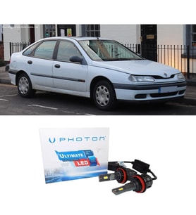Renault Laguna 1 Led Xenon Kısa Far Ampulü H7 Ultimate 9500 Lumens Yeni Seri Beyaz 1999-2002