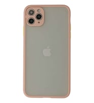 iPhone 12 Pro Max Kılıf Montreal Silikon Kapak - Pembe