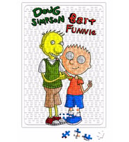 Bart Funnie e Doug Simpson Puzzle 240 Parça Yapboz
