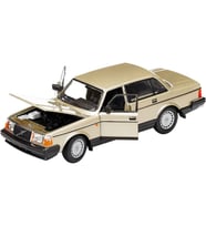 Volvo 240 GL Gold Metallic  1/24 Diecast Model Araba Koleksiyon