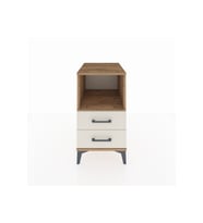 Kronos Komodin Tek Raflı 2 Çekmeceli 44x59x80 Çam-Aytaşı