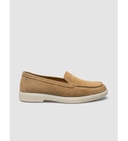 MonaMae %100 Hakiki Deri Taba Süet Kadın Loafer