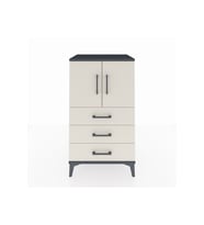 Hyperion Komodin 2 Raflı 3 Çekmeceli 2 Kapaklı 60x44x106 Antrasit-Aytaşı