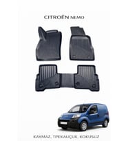 Citroen Nemo ile Uyumlu 3D Oto Paspas Premium