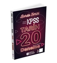 Kpss Gk Tarih Çözümlü 20 Deneme Bordo Serisi Eğit Akademi