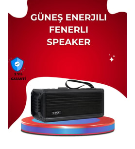 J-IPOX P520 Solar Enerjili Bluetooth Hoparlör FM Radyolu 8W Ses