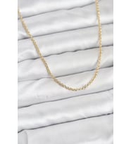 CM 14K Gold Renk Halka Model 60 cm Kadın Kolye - TJ-BKO10930