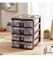 Mini 4 Çekmeceli Komidin Organizer