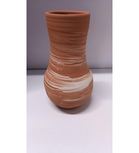 Netx Çömlek Büyük Vatoz Küpü Dar Düz Ağız 11x18Cm Deliksiz Vazo Akvaryum Dekoru