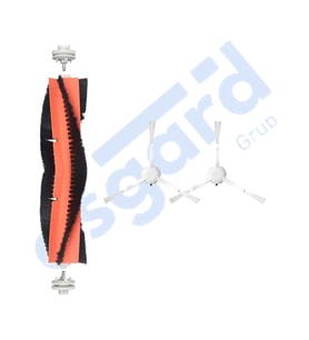 Dreame F9 - Z10 Pro Uyumlu 1 Ana Fırça 2 Yan Fırça PKT-iasgf0001092