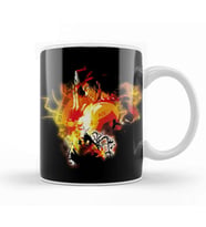 One Piece Luffy Ace Of Fire Kupa Bardak Porselen