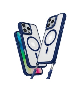 iPhone 16 Pro Max Kılıf Enka Magsafe Silikon Kılıf - Lacivert