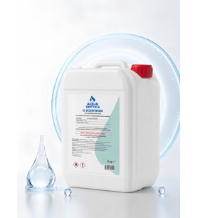 aquaseptica 5000 ML El Dezenfektanı El ve Cilt Antiseptiği Seyahat Boy %70 Ethanol Koku Giderici Hijyenik Çözelti 5 Litre