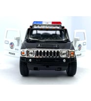 2005 Hummer H2 Sut (Police) - Çek bırak 5inch. Lisanslı Model Araba, Oyuncak Araba 1:40