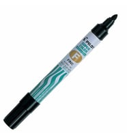 Pilot Permanent Marker Yuvarlak Siyah Permanent Markör Yuvarlak Uç (12 Li Paket)
