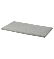 Bank Minderi, Gri, 90x50x3 cm