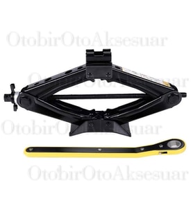 Scissor Jack Makaslı Oto Kriko Mekanik 1.5 Ton Araba Krikosu 40cm (Siyah)