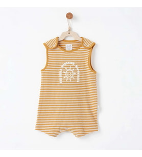 Andywawa Ac26670 Bamboo Striped Tulum Mustard