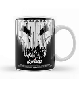 Avengers Flowers Marvel 03 Kupa Bardak Porselen