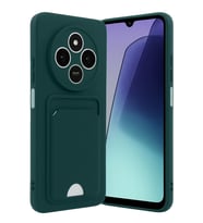 Redmi 14C Kelvin Kartvizitli Silikon - Koyu Yeşil