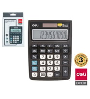 DELİ 1238 MASA ÜSTÜ HESAP MAKİNESİ 12 HANE GRİ