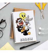 Looney Tunes Çizgi Film Defteri Kişiye Özel