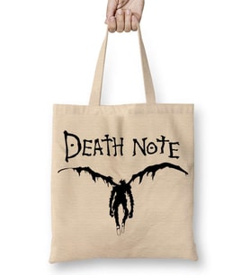 Death Note Ryuk Figür Bez Çanta Uzun Saplı
