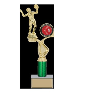 ODAK KUPA - Figürlü Kupalar - Voleybol Kadın Figürlü Kupalar FG-018 C - 35 cm