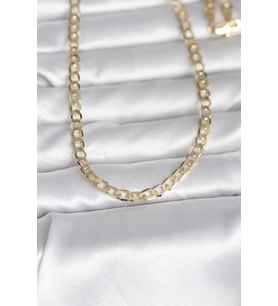 CM 14K Gold Renk Kalın Zincir Model 60 cm Kadın Kolye