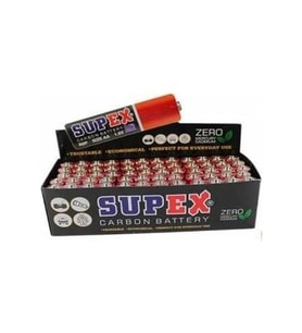 Supex R6 Çinko 60lı Kalem Pil