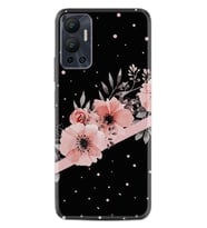 Infınix Hot 12 Kılıf Resimli Desenli Baskılı Silikon Flowers Dots 1423