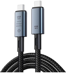 40Gbps 240W 4.0 To Şarj, Data 8K 60Hz Görüntü Aktarım Kablosu Tip C 50Cm Zr848