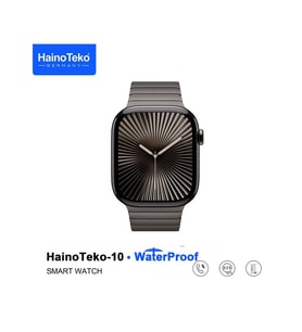 Haino Teko Watch Ultra 10 Amoled Ekran WaterProof 3 Kordonlu Akıllı Saat Siyah Teko10