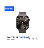 Haino Teko Watch Ultra 10 Amoled Ekran WaterProof 3 Kordonlu Akıllı Saat Siyah Teko10