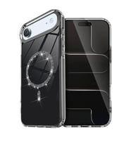 Newface Apple iPhone 17 Air Live Diamond Magsafe Kapak - Siyah