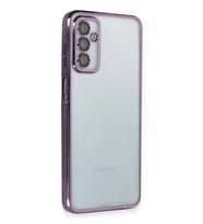 Galaxy M23 Kılıf Lensli Silikon - Mor