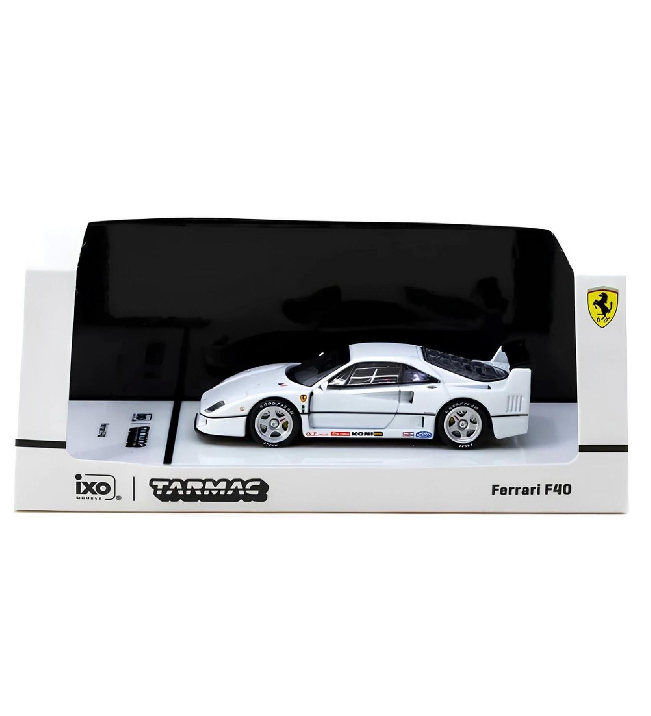 Ferrari F40 Light Weight Thanks 50周年記念 1:64 Diecast Ferrari F40 Lightweight White Tarmac Model Araba