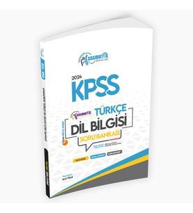 2024 KPSS Türkçe Asimetrik Dil Bilgisi Özgün Soru Bankası Dijital Çözümlü Anamor (Beyaz)