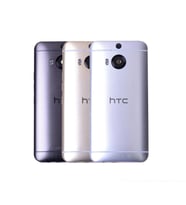 Htc One M9 Plus Kasa Kapak Full - Gümüş Gri
