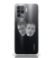 Oppo Reno 5 Lite Uyumlu Fight Club Desenli Şeffaf Telefon Kılıfı