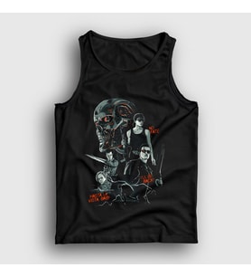 Presmono Unisex Siyah Poster Film The Terminator Atlet 254703tt