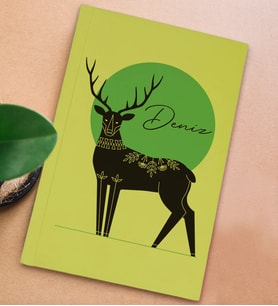 BK Gift Kişiye Özel İsimli Sert Kapaklı Sarı Defter, Arkadaşa Hediye, Yeni İş Hediyesi, Anı Defteri, Doğum Günü Hediyesi (Model 1)