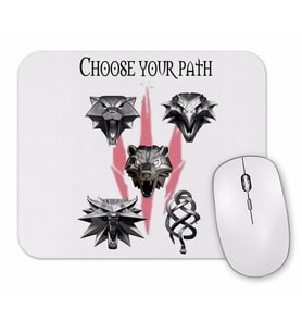 Medalhas Das Escolas The Witcher 3 Mouse Pad