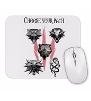Medalhas Das Escolas The Witcher 3 Mouse Pad