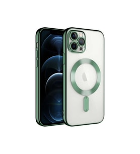 Apple iPhone 13 Pro Uyumlu Kılıf Kamera Korumalı M-safe Wireless Şarj Özellikli Zore Demre Kapak