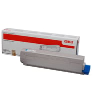 OKI 44844615 MAVİ ORJINAL TONER / C822 / 7.300 SAYFA